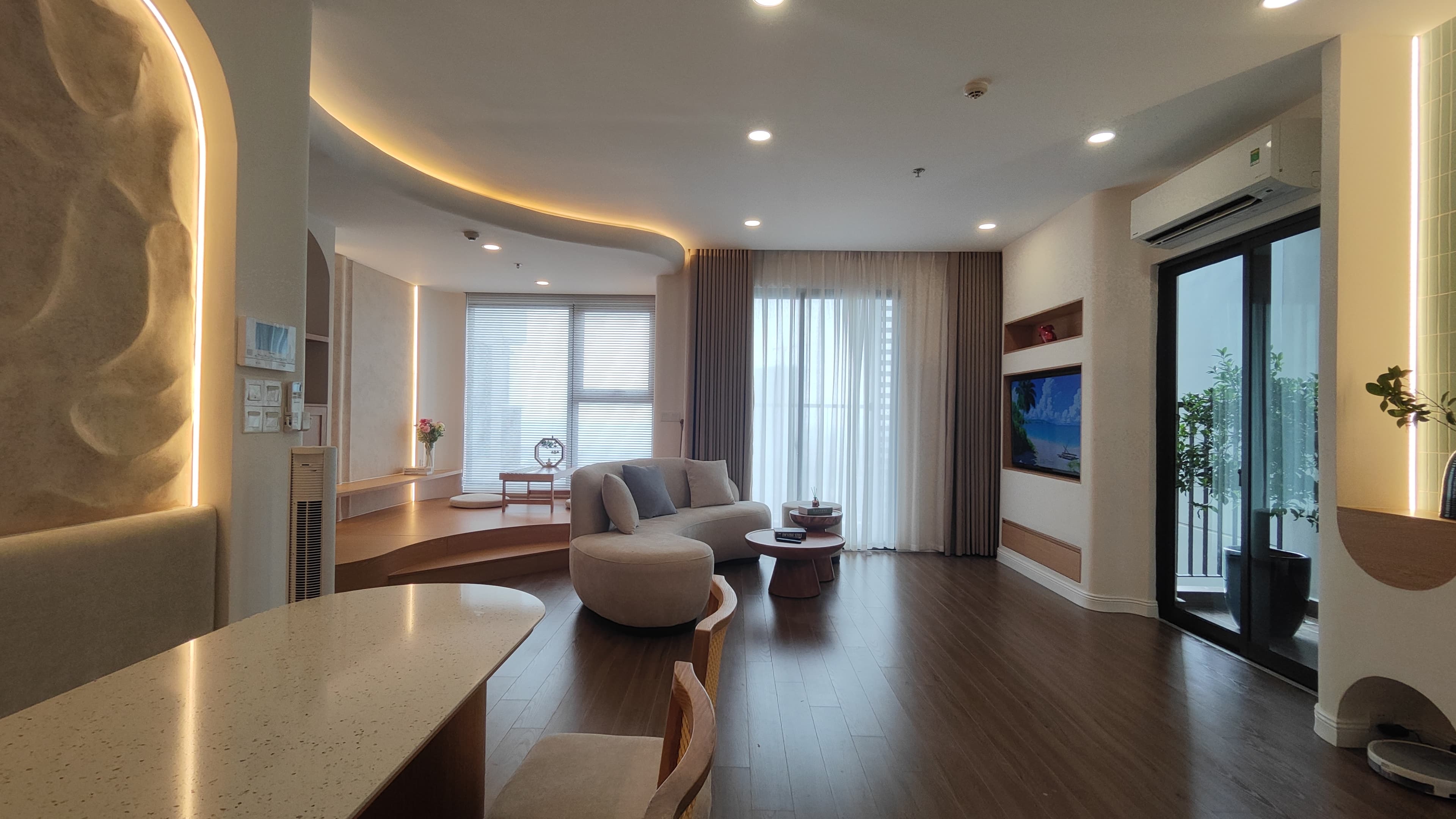 Phòng khách thực tế