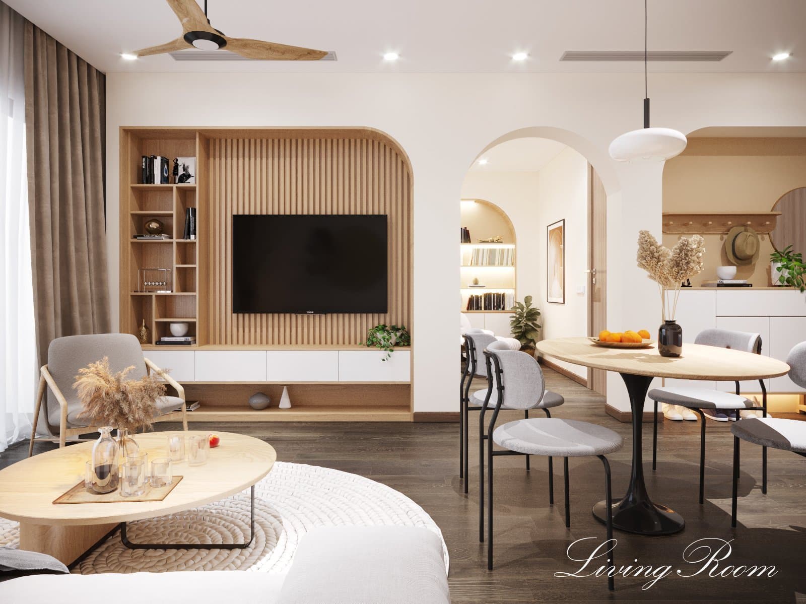 Thiết kế 3D khu sinh hoạt chung