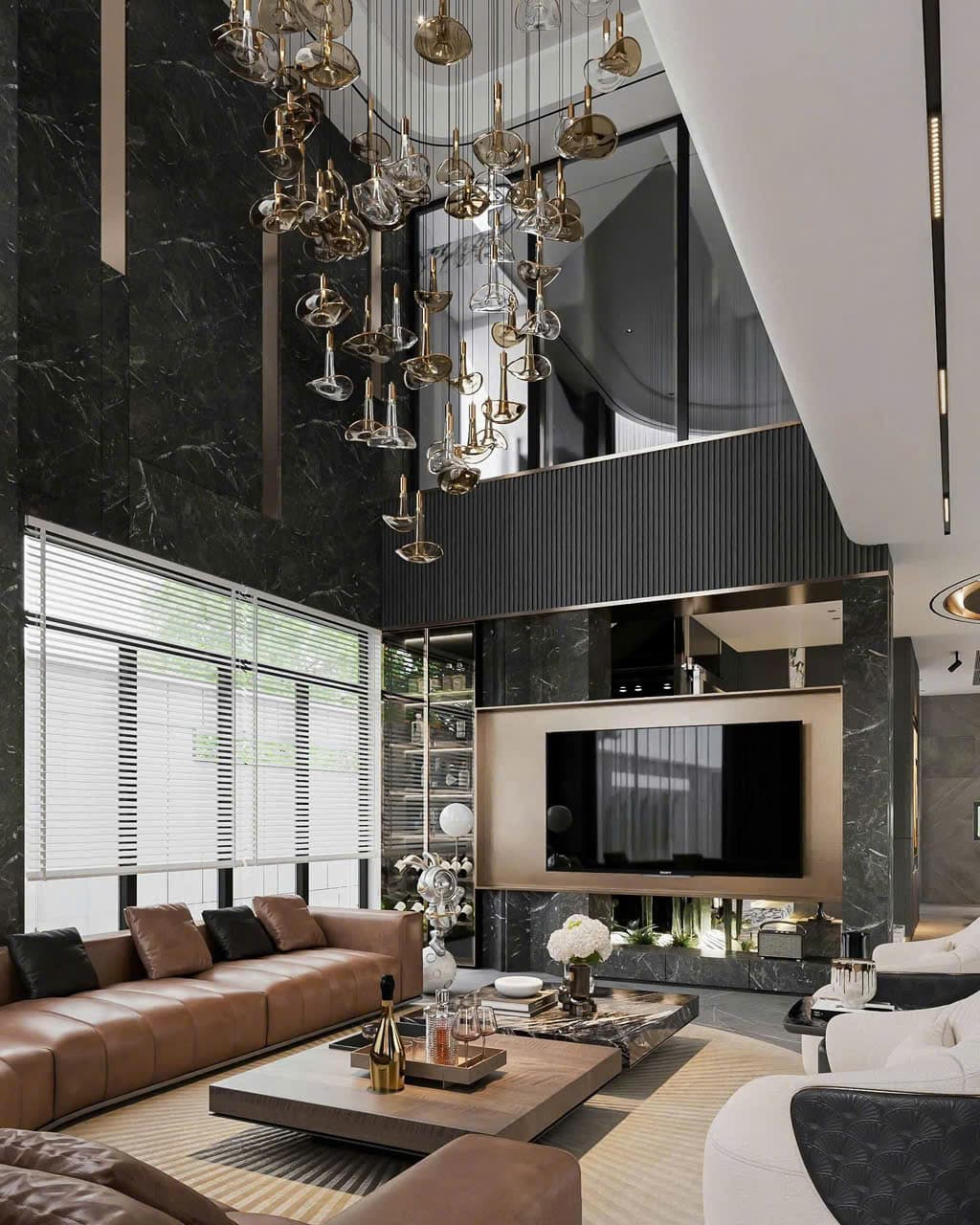 Can ho 90m2 - Contemporary Style - Phong khach 1